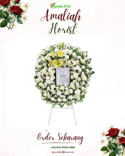 Krans Bunga Duka Cita di Sumberklampok