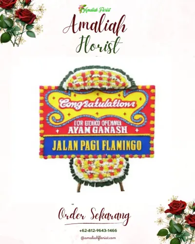 Bunga Papan Congratulation di Sumberklampok